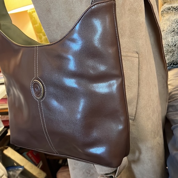 SALE!!! DEAL!! On-Trend 1990s Vintage Vegan Structured Hobo Shoulder Bag - Picture 3 of 7